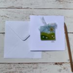 Card, envelope and suncatcher keepsake